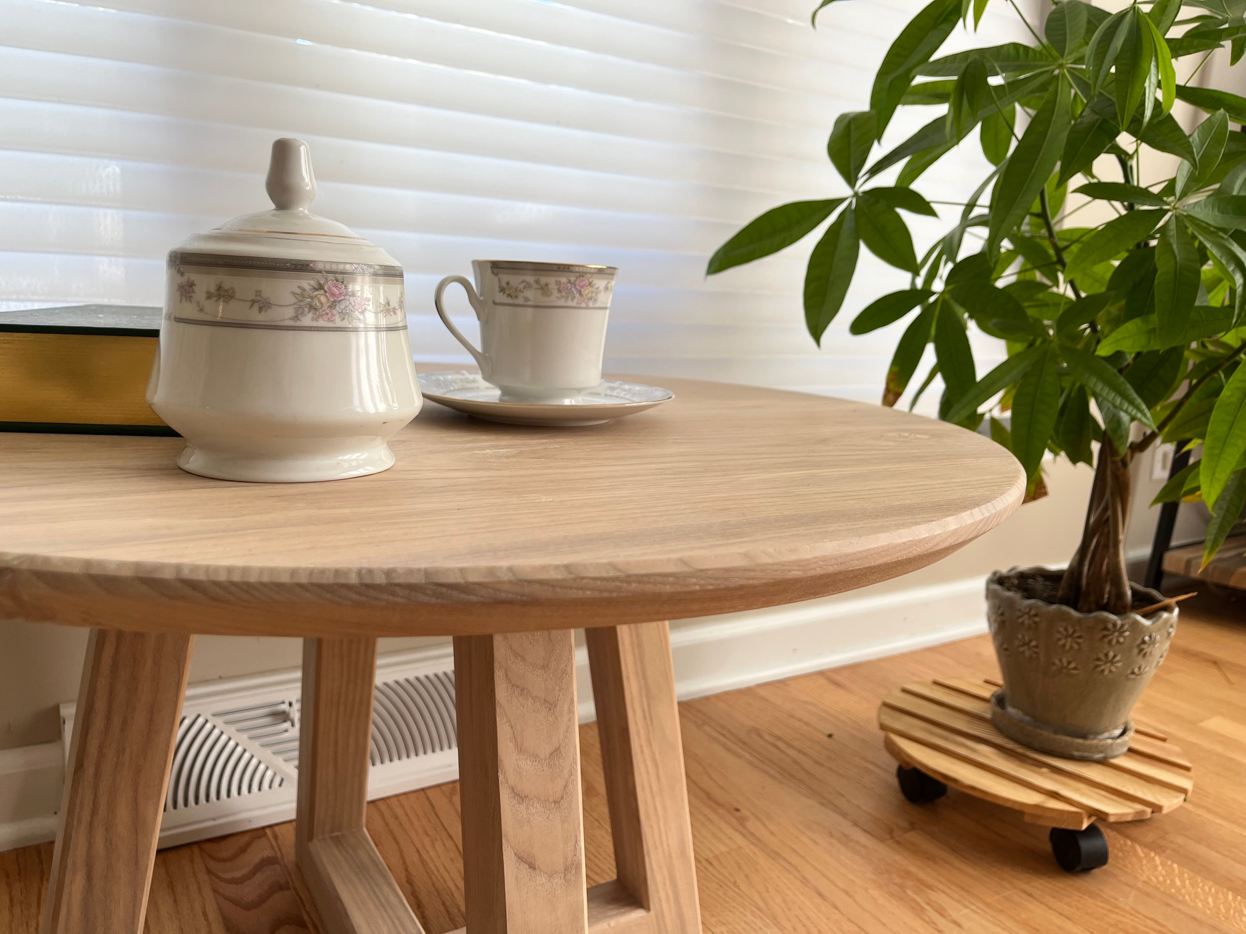 Modern Farmhouse Coffee Table - Round
