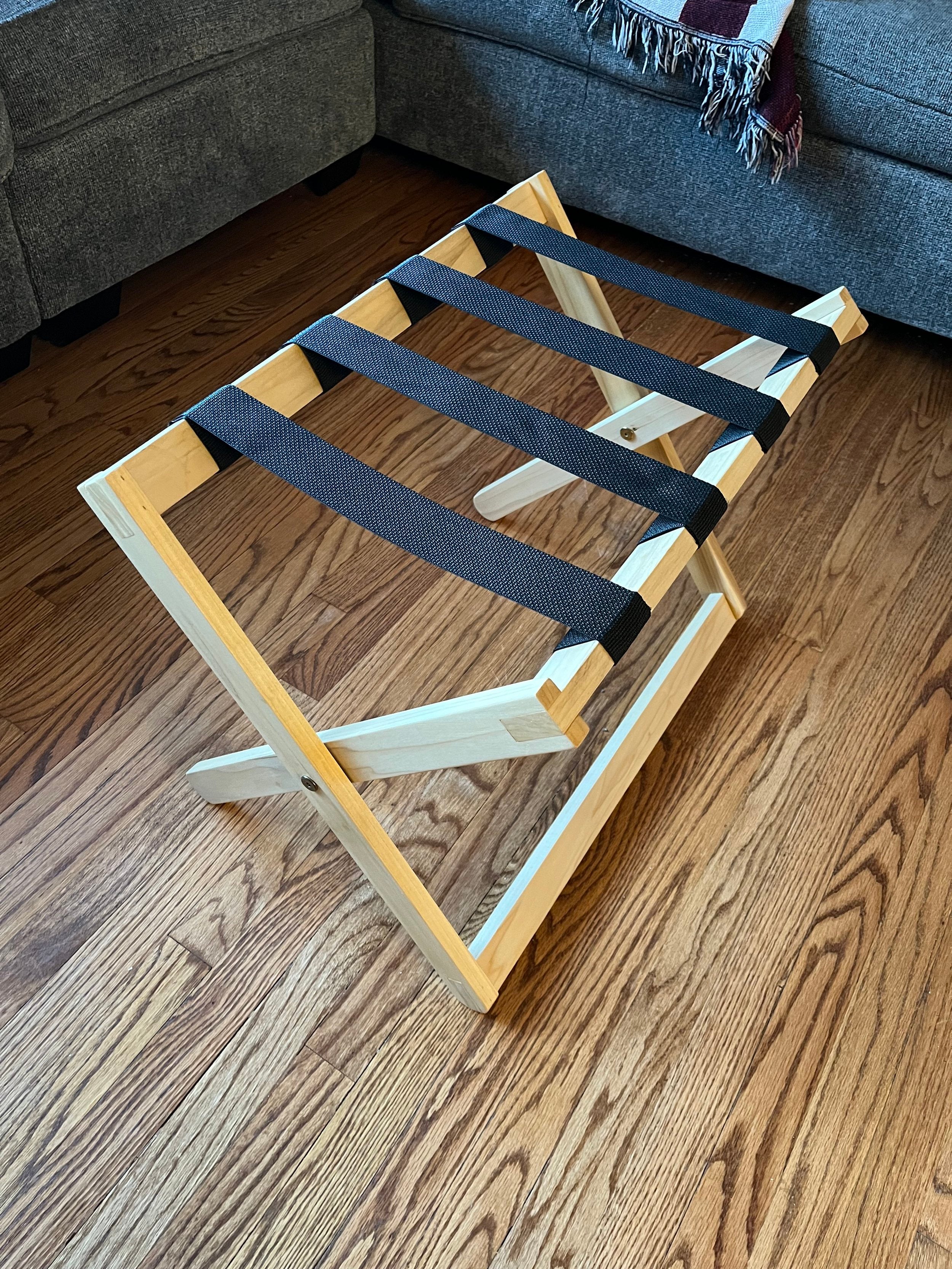 Hardwood Luggage Rack
